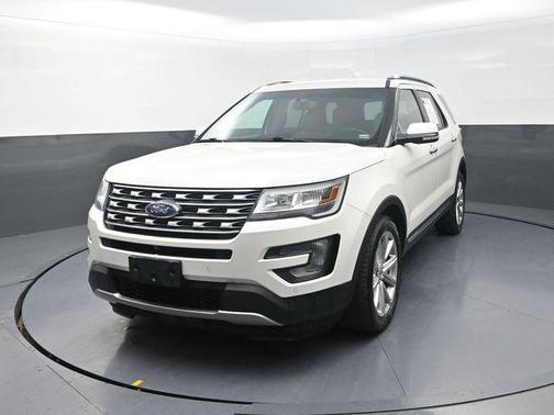 White Platinum Clearcoat Metallic 2016 Ford Explorer Limited
