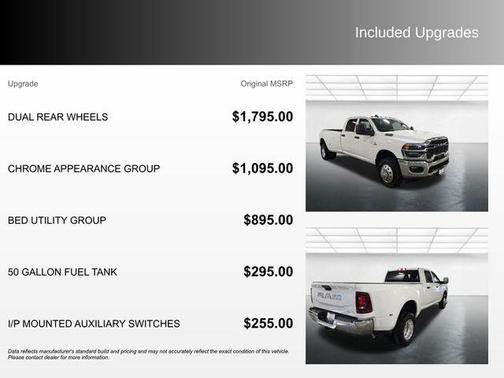 Bright White Clearcoat 2026 RAM 3500 Tradesman Crew Cab 4x4 8' Box