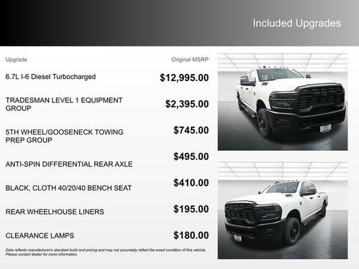 2026 RAM 2500 Tradesman Crew Cab 4x4 6'4' Box