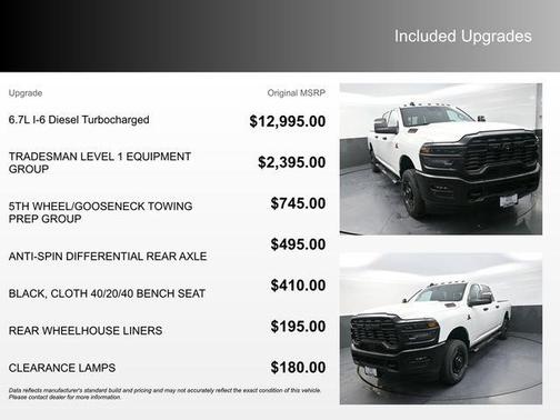 2026 RAM 2500 Tradesman Crew Cab 4x4 6'4' Box