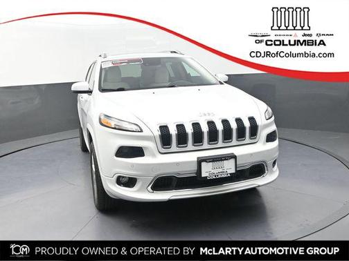 Bright White Clearcoat 2018 Jeep Cherokee Overland