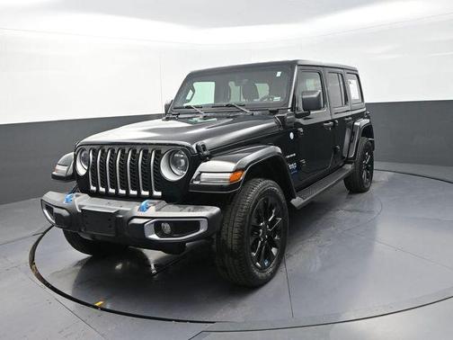 Black Clearcoat 2023 Jeep Wrangler 4xe Sahara