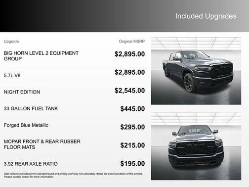 2026 RAM 1500 Big Horn/Lone Star