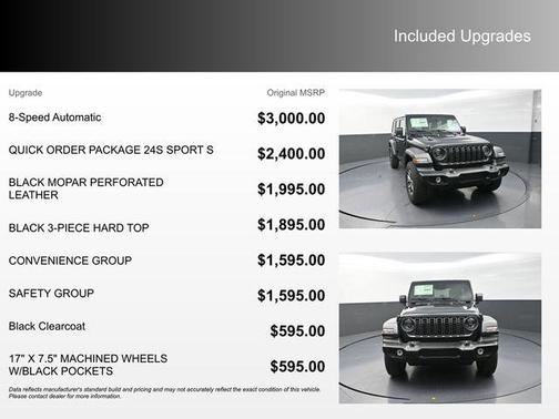 Black Clearcoat 2026 Jeep Wrangler Sport S