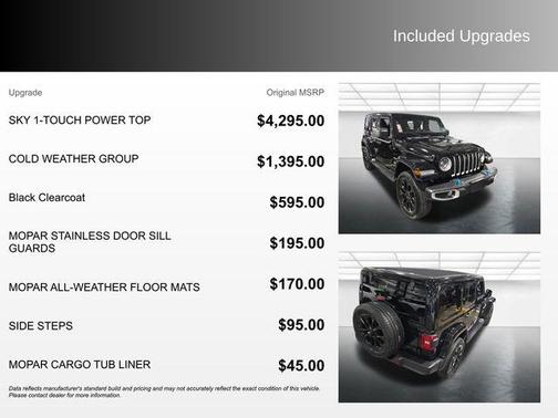 Black Clearcoat 2023 Jeep Wrangler 4xe Sahara