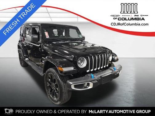 Black Clearcoat 2023 Jeep Wrangler 4xe Sahara
