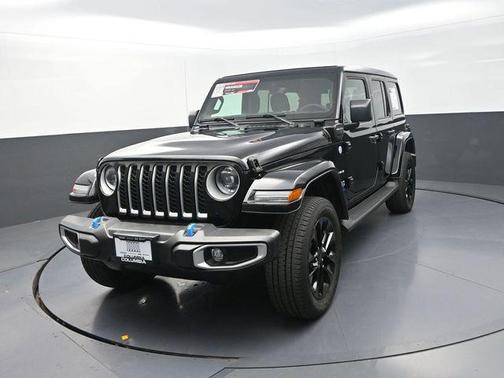 Black Clearcoat 2023 Jeep Wrangler 4xe Sahara
