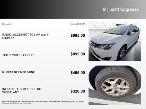 Bright White Clearcoat 2017 Chrysler Pacifica Touring-L