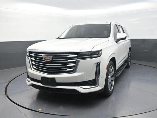 Crystal White Tricoat 2021 Cadillac Escalade Premium Luxury Platinum
