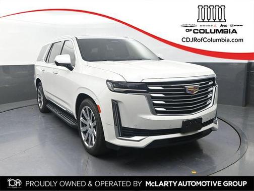 Crystal White Tricoat 2021 Cadillac Escalade Premium Luxury Platinum