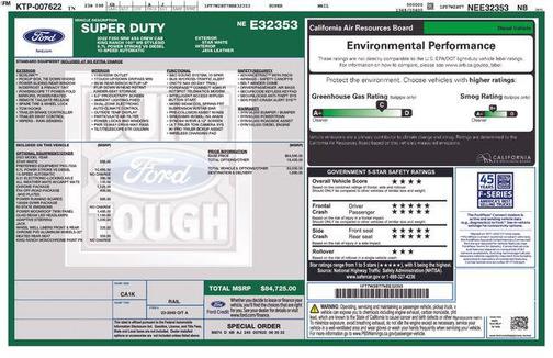 White Metallic 2022 Ford F-250 King Ranch