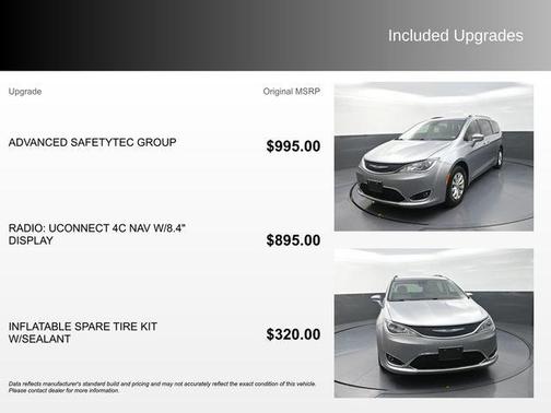 Billet Silver Metallic Clearcoat 2019 Chrysler Pacifica Touring L