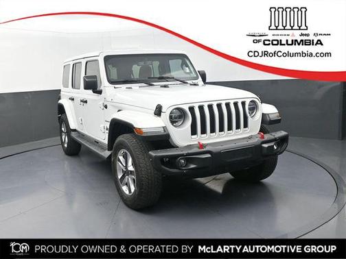 Bright White Clearcoat 2021 Jeep Wrangler Unlimited Sahara