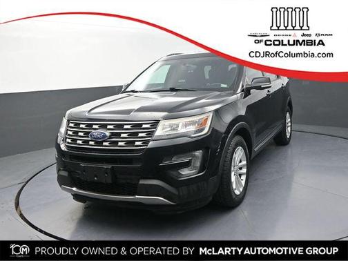 Shadow Black 2017 Ford Explorer XLT