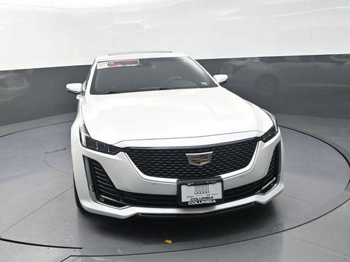 Crystal White Tricoat 2023 Cadillac CT5 Premium Luxury