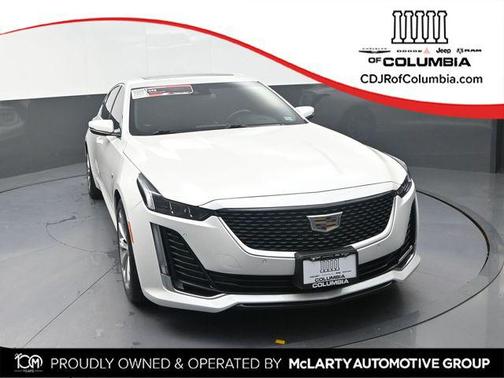 Crystal White Tricoat 2023 Cadillac CT5 Premium Luxury