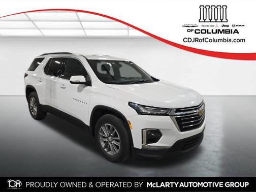 Summit White 2023 Chevrolet Traverse LT Cloth