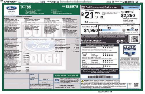 Oxford White 2021 Ford F-150 XLT