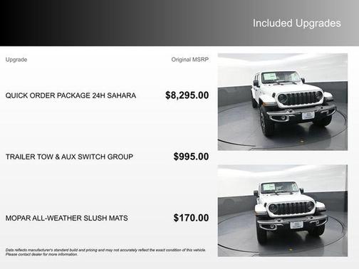 Bright White Clearcoat 2026 Jeep Gladiator Sahara 4x4