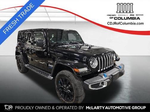 Black Clearcoat 2023 Jeep Wrangler 4xe Sahara