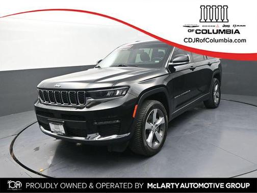 Diamond Black Crystal Pearlcoat 2022 Jeep Grand Cherokee L Limited