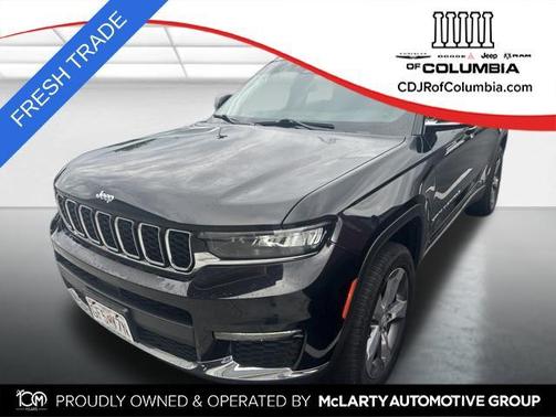 Diamond Black Crystal Pearlcoat 2022 Jeep Grand Cherokee L Limited