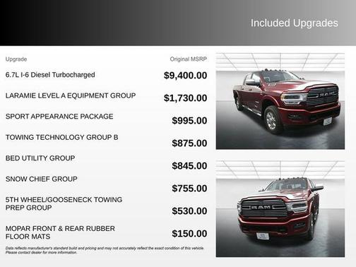 2021 RAM 2500 Laramie Crew Cab 4x4 6'4' Box