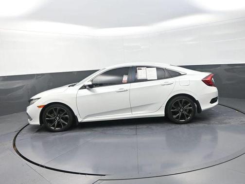 Platinum White Pearl 2020 Honda Civic Sport