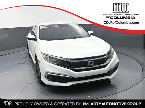 Platinum White Pearl 2020 Honda Civic Sport