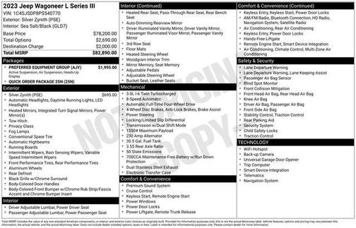 2023 Jeep Wagoneer L Series III 4x4