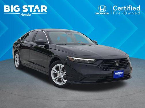 Crystal Black Pearl 2024 Honda Accord LX 1.5T