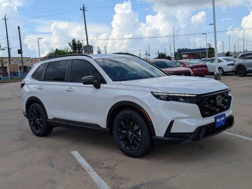 Platinum White Pearl 2026 Honda CR-V Hybrid Sport FWD