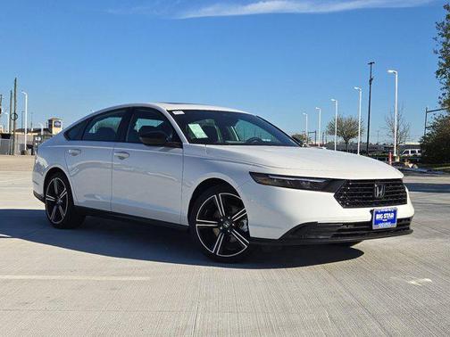 Platinum White Pearl 2026 Honda Accord Hybrid Sport