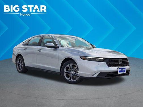Solar Silver Metallic 2026 Honda Accord Hybrid EX-L