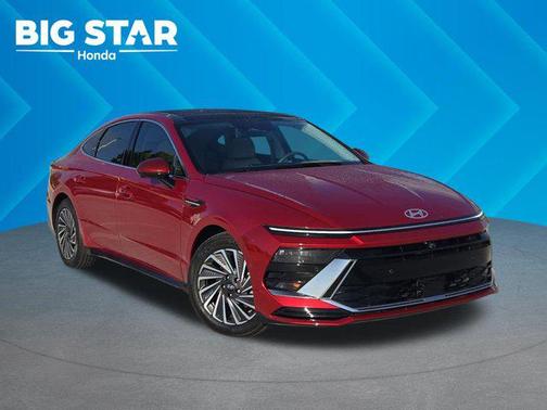 Ultimate red 2025 Hyundai SONATA Hybrid Limited