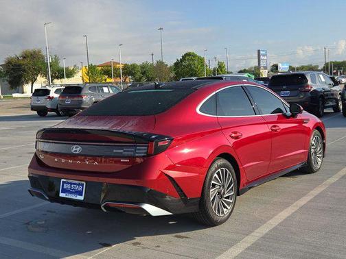 Ultimate red 2025 Hyundai SONATA Hybrid Limited