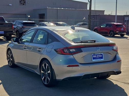Solar Silver Metallic 2025 Honda Civic Hybrid Sport Touring