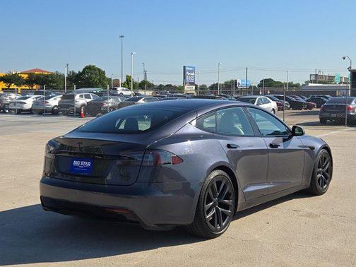 Gray 2021 Tesla Model S Plaid