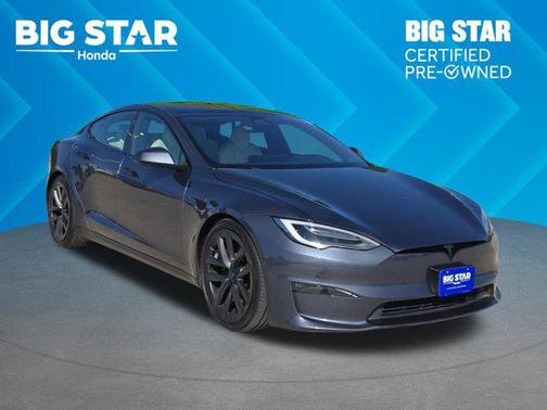 Gray 2021 Tesla Model S Plaid
