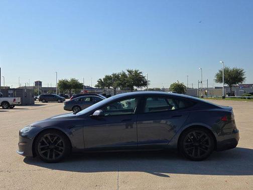 Gray 2021 Tesla Model S Plaid