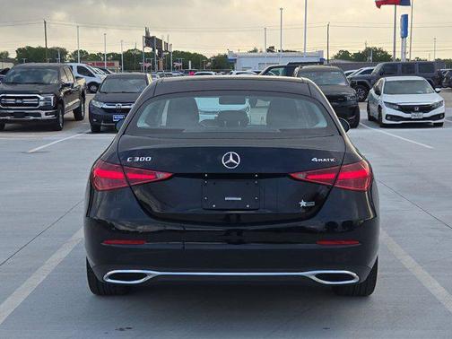 Black 2025 Mercedes-Benz C-Class C 300 4MATIC