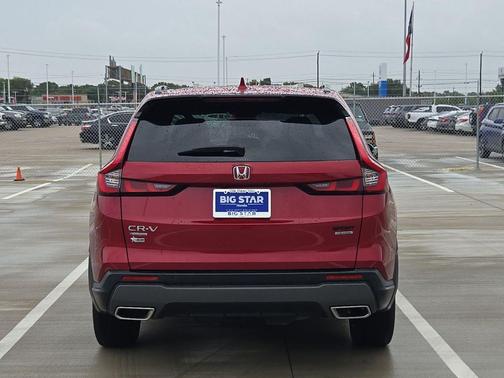 Radiant Red Metallic 2025 Honda CR-V Hybrid Sport Touring AWD