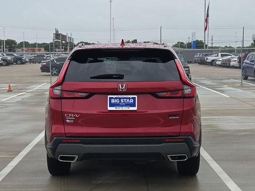 Radiant Red Metallic 2025 Honda CR-V Hybrid Sport Touring AWD