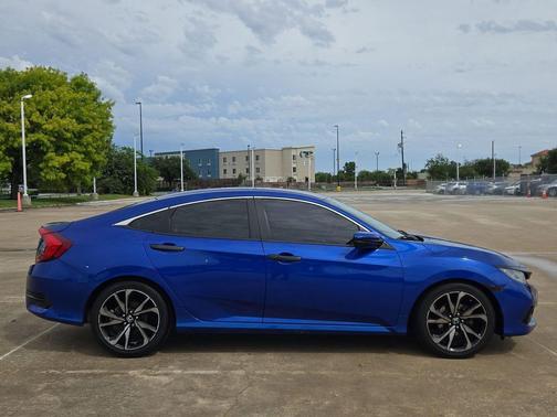 Aegean Blue Metallic 2021 Honda Civic Sport