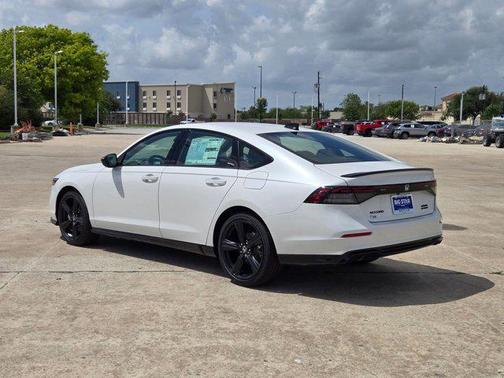 Platinum White Pearl 2026 Honda Accord Hybrid Sport-L