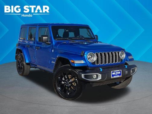 Hydro Blue Pearlcoat 2024 Jeep Wrangler 4xe Sahara