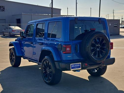 Hydro Blue Pearlcoat 2024 Jeep Wrangler 4xe Sahara