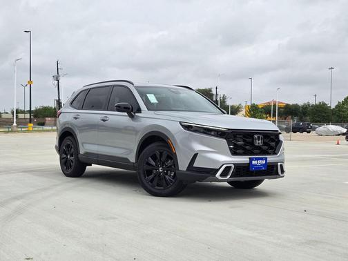 Solar Silver Metallic 2026 Honda CR-V Hybrid Sport Touring AWD