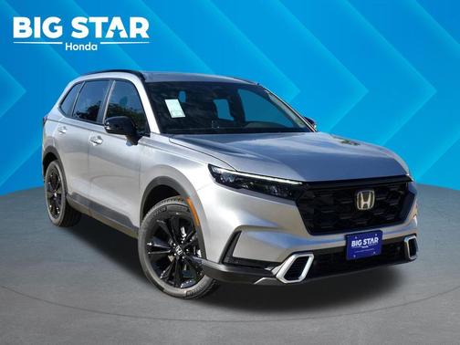 Solar Silver Metallic 2026 Honda CR-V Hybrid Sport Touring AWD