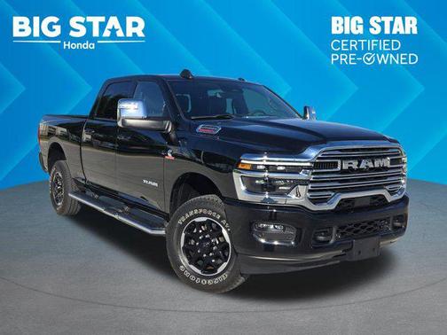Diamond Black Crystal Pearlcoat 2025 RAM 2500 Laramie Crew Cab 4x4 6'4' Box